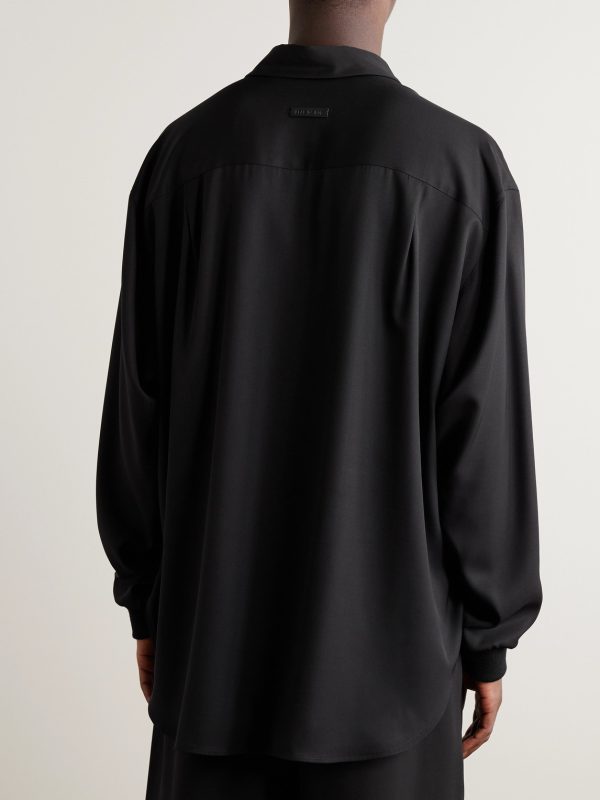 Silk and Wool-Blend Shirt - BK