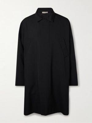 Wool-Crepe Trench Coat Wool-Crepe Trench Coat
