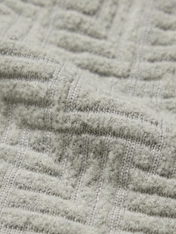Oversized Jacquard-Knit Virgin Wool-Blend Rollneck Sweater - CU