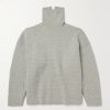 Oversized Jacquard-Knit Virgin Wool-Blend Rollneck Sweater