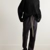 Oversized Jacquard-Knit Virgin Wool-Blend Rollneck Sweater - OU Oversized Jacquard-Knit Virgin Wool-Blend Rollneck Sweater - OU