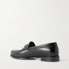 Logo-Detailed Leather Loafers - BK Logo-Detailed Leather Loafers - BK