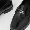 Logo-Detailed Leather Loafers - CU Logo-Detailed Leather Loafers - CU