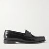 Logo-Detailed Leather Loafers Logo-Detailed Leather Loafers
