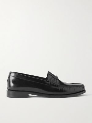 Logo-Detailed Leather Loafers Logo-Detailed Leather Loafers
