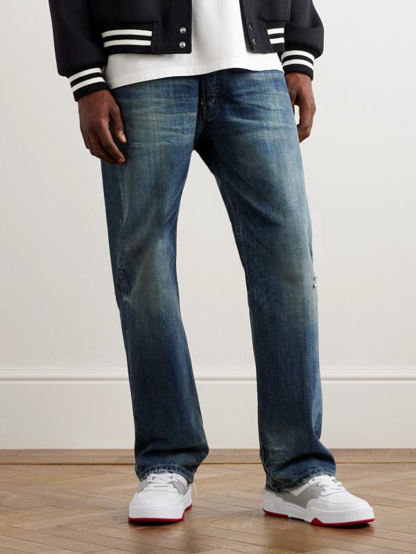 CT-07 Rubber-Trimmed Leather Sneakers - OU