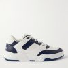 CT-07 Rubber-Trimmed Leather Sneakers CT-07 Rubber-Trimmed Leather Sneakers
