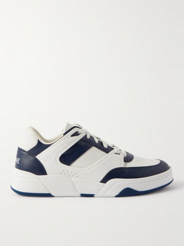 CT-07 Rubber-Trimmed Leather Sneakers CT-07 Rubber-Trimmed Leather Sneakers