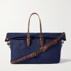 Cabine Leather-Trimmed Cotton-Canvas Holdall