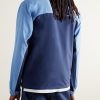 Dunes Logo-Print Colour-Block Stretch-Jersey Golf Jacket - BK