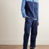 Dunes Logo-Print Colour-Block Stretch-Jersey Golf Jacket - OU