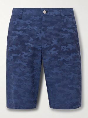 Shackleford Staight-Leg Camouflage-Print Recycled-Shell Golf Shorts