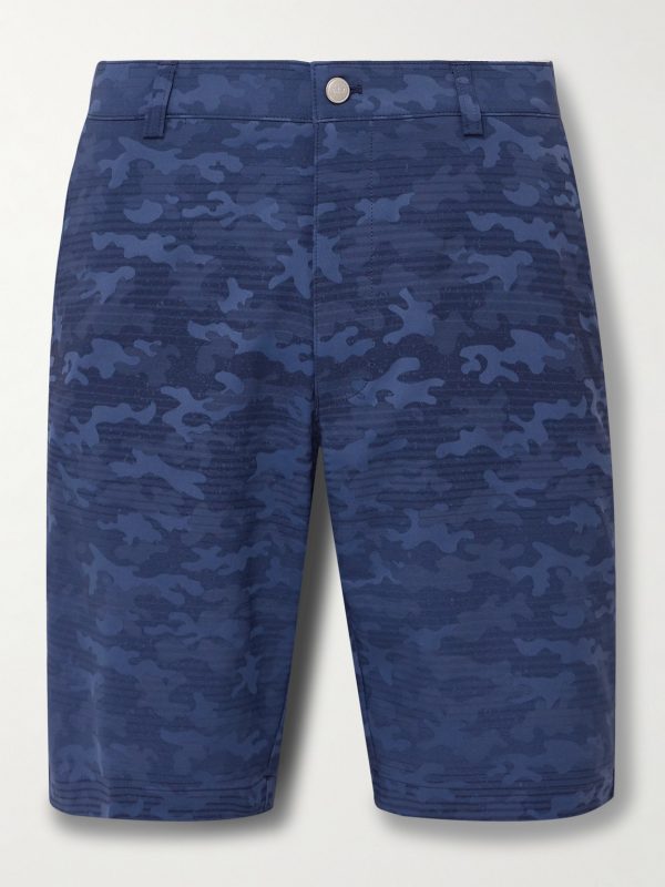 Shackleford Staight-Leg Camouflage-Print Recycled-Shell Golf Shorts Shackleford Staight-Leg Camouflage-Print Recycled-Shell Golf Shorts