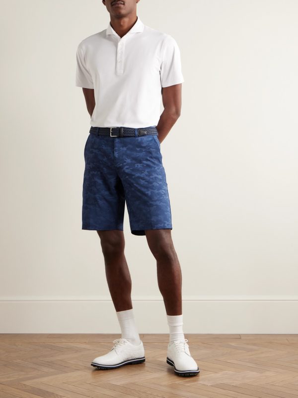 Shackleford Staight-Leg Camouflage-Print Recycled-Shell Golf Shorts - OU Shackleford Staight-Leg Camouflage-Print Recycled-Shell Golf Shorts - OU