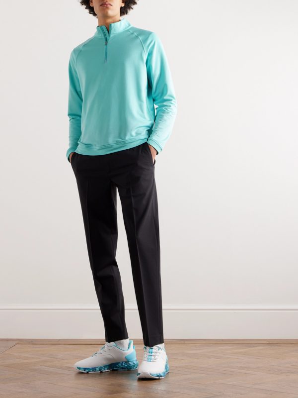Beaumont Performance Stretch-Jersey Half-Zip Golf Top - OU Beaumont Performance Stretch-Jersey Half-Zip Golf Top - OU