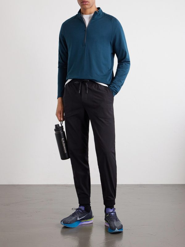 ABC Tapered Recycled-Warpstreme™ Drawstring Trousers - OU ABC Tapered Recycled-Warpstreme™ Drawstring Trousers - OU