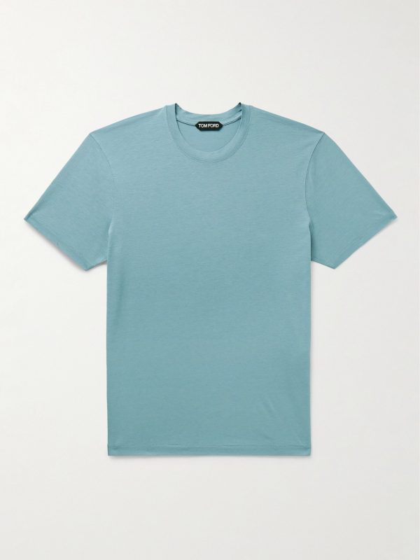 Slim-Fit Lyocell and Cotton-Blend Jersey T-Shirt