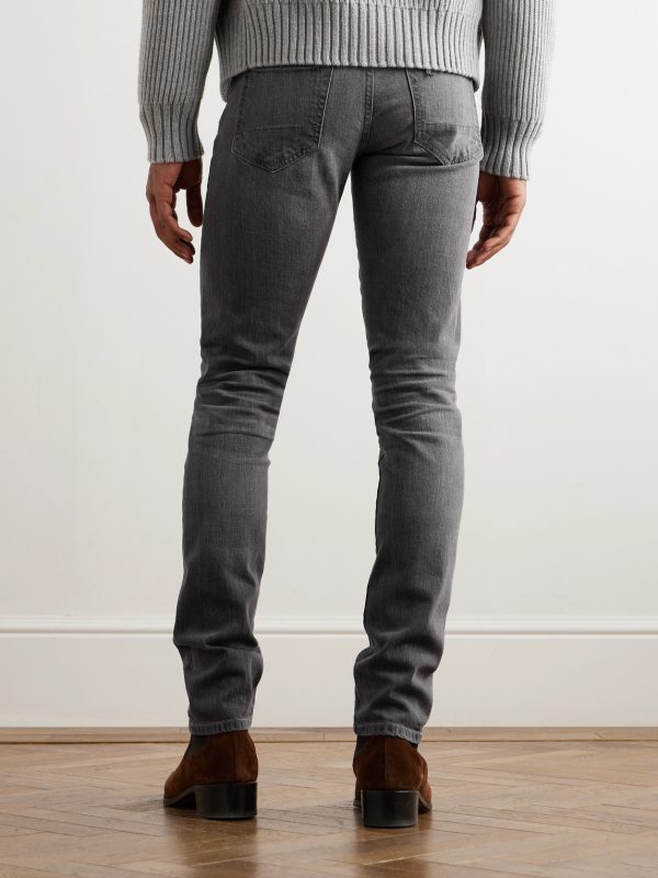 Slim-Fit Selvedge Jeans - BK Slim-Fit Selvedge Jeans - BK