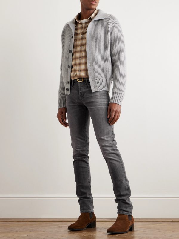 Slim-Fit Selvedge Jeans - OU Slim-Fit Selvedge Jeans - OU