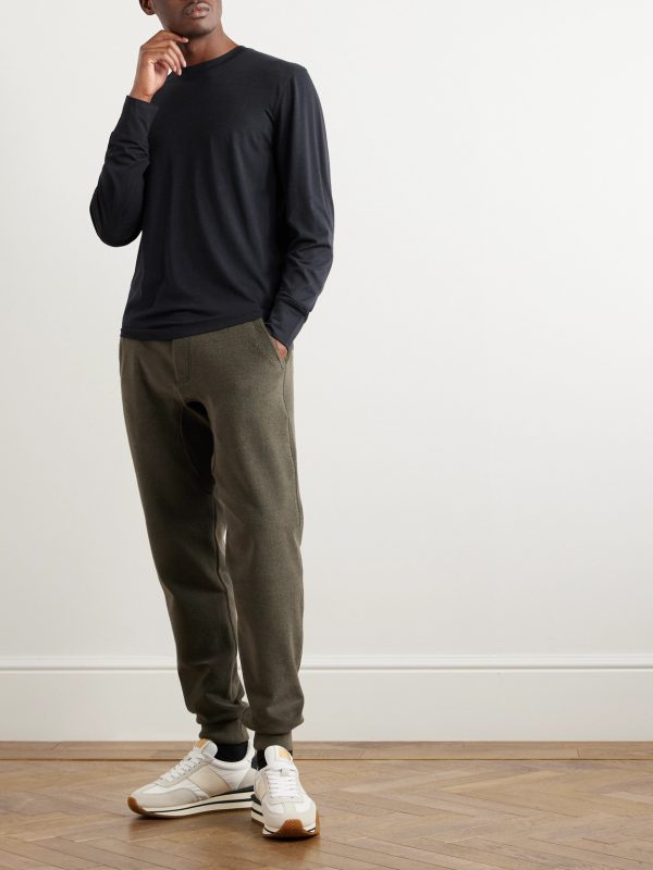 Slim-Fit Lyocell and Cotton-Blend Jersey T-Shirt - OU Slim-Fit Lyocell and Cotton-Blend Jersey T-Shirt - OU