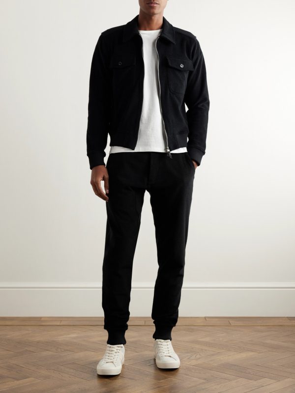 Tapered Cotton-Terry Sweatpants - OU Tapered Cotton-Terry Sweatpants - OU
