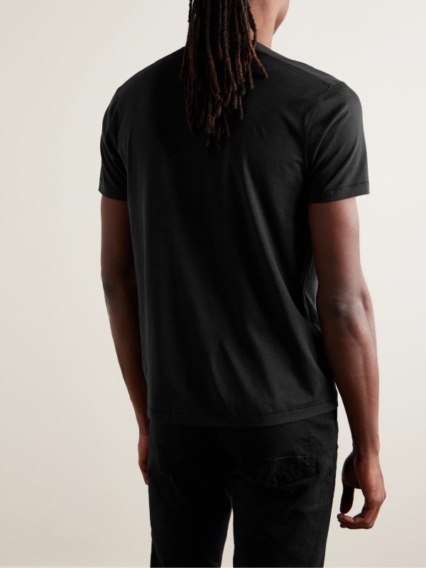Slim-Fit Lyocell and Cotton-Blend Jersey T-Shirt - BK