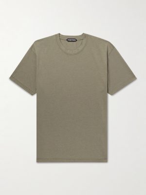 Slim-Fit Lyocell and Cotton-Blend Jersey T-Shirt Slim-Fit Lyocell and Cotton-Blend Jersey T-Shirt