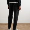 Tapered Garment-Dyed Cotton-Jersey Sweatpants - BK Tapered Garment-Dyed Cotton-Jersey Sweatpants - BK