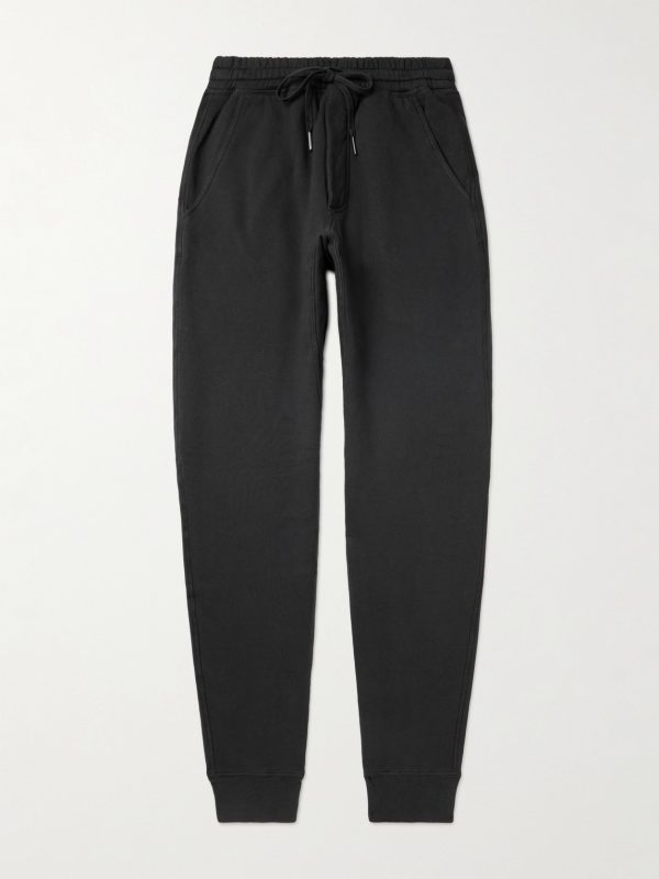 Tapered Garment-Dyed Cotton-Jersey Sweatpants Tapered Garment-Dyed Cotton-Jersey Sweatpants