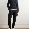 Tapered Garment-Dyed Cotton-Jersey Sweatpants - OU Tapered Garment-Dyed Cotton-Jersey Sweatpants - OU