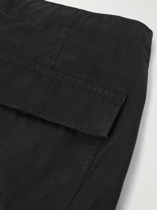 New Enzyme Straight-Leg Cotton-Twill Drawstring Cargo Trousers - CU New Enzyme Straight-Leg Cotton-Twill Drawstring Cargo Trousers - CU