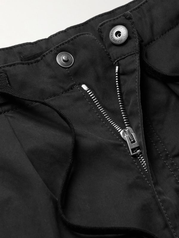 New Enzyme Straight-Leg Cotton-Twill Drawstring Cargo Trousers - E1 New Enzyme Straight-Leg Cotton-Twill Drawstring Cargo Trousers - E1