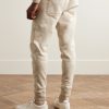Tapered Garment-Dyed Cotton-Jersey Sweatpants - BK Tapered Garment-Dyed Cotton-Jersey Sweatpants - BK