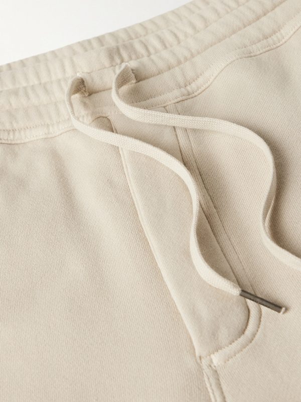 Tapered Garment-Dyed Cotton-Jersey Sweatpants - CU Tapered Garment-Dyed Cotton-Jersey Sweatpants - CU