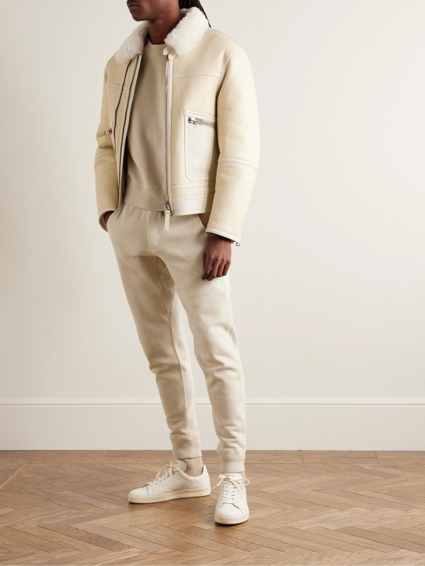 Tapered Garment-Dyed Cotton-Jersey Sweatpants - OU Tapered Garment-Dyed Cotton-Jersey Sweatpants - OU
