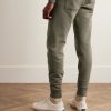 Tapered Garment-Dyed Cotton-Jersey Sweatpants - BK Tapered Garment-Dyed Cotton-Jersey Sweatpants - BK