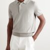 Slim-Fit Sea Island Cotton Polo Shirt - FR Slim-Fit Sea Island Cotton Polo Shirt - FR