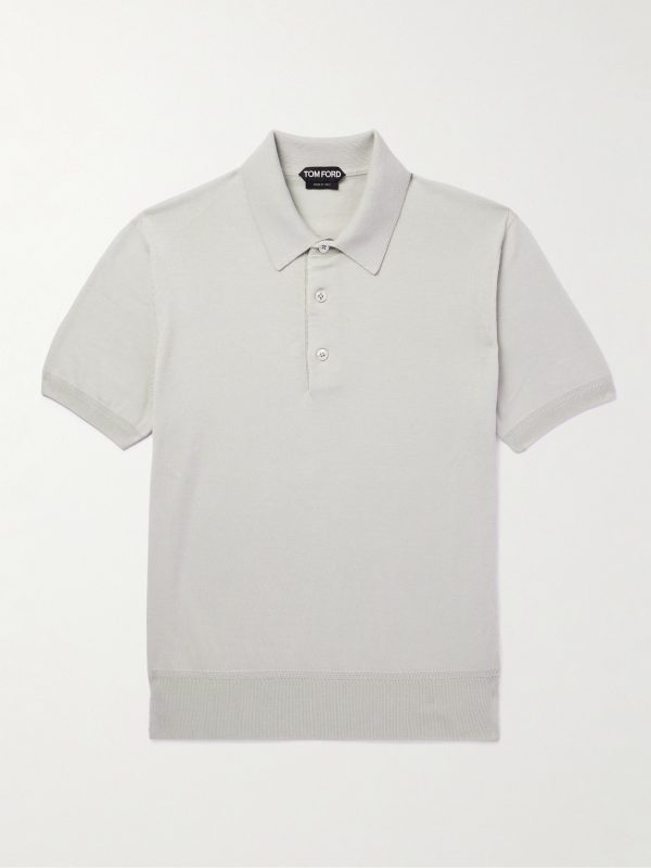 Slim-Fit Sea Island Cotton Polo Shirt Slim-Fit Sea Island Cotton Polo Shirt