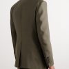 Wool and Silk-Blend Suit Jacket - BK Wool and Silk-Blend Suit Jacket - BK