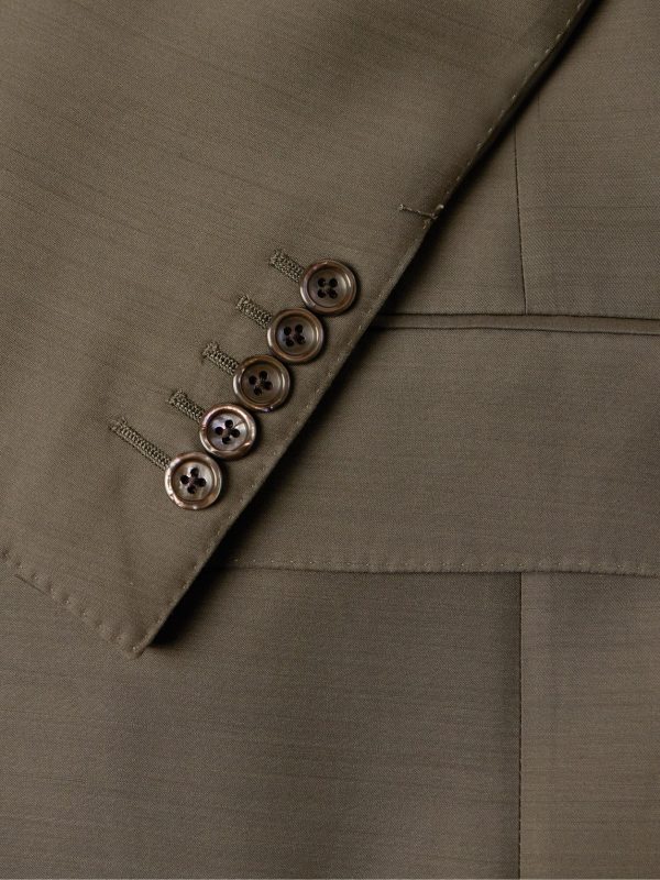 Wool and Silk-Blend Suit Jacket - CU Wool and Silk-Blend Suit Jacket - CU