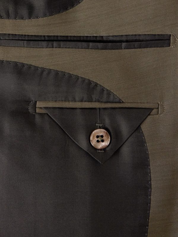 Wool and Silk-Blend Suit Jacket - E2 Wool and Silk-Blend Suit Jacket - E2