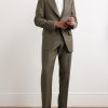 Wool and Silk-Blend Suit Jacket - OU Wool and Silk-Blend Suit Jacket - OU