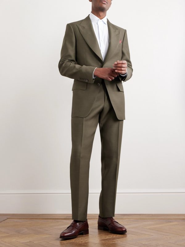 Wool and Silk-Blend Suit Jacket - OU Wool and Silk-Blend Suit Jacket - OU