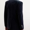 Atticus Slim-Fit Cotton-Velvet Blazer - BK Atticus Slim-Fit Cotton-Velvet Blazer - BK