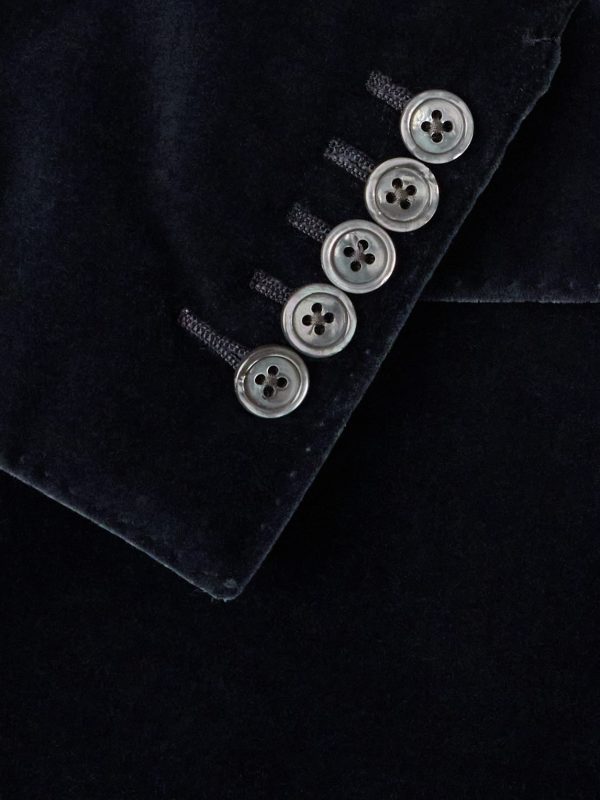 Atticus Slim-Fit Cotton-Velvet Blazer - CU Atticus Slim-Fit Cotton-Velvet Blazer - CU
