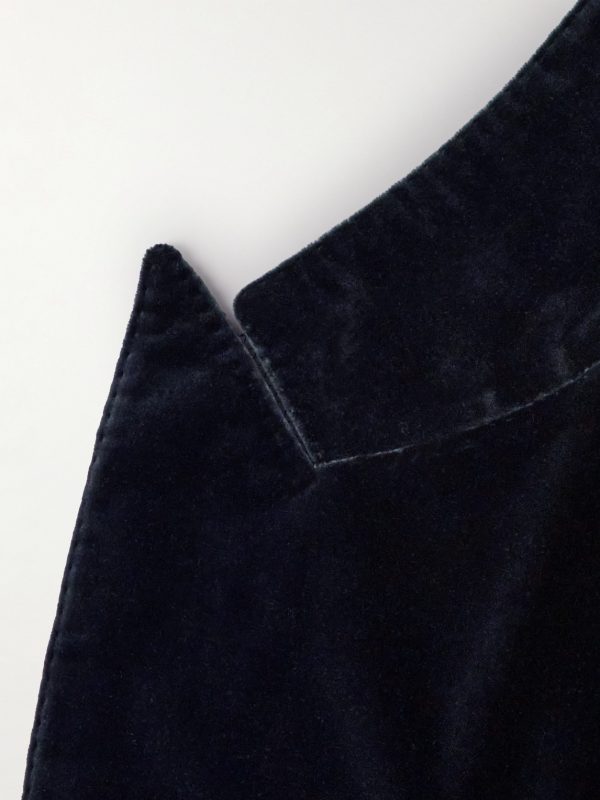 Atticus Slim-Fit Cotton-Velvet Blazer - E1 Atticus Slim-Fit Cotton-Velvet Blazer - E1