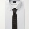 Slim-Fit Cutaway-Collar Prince Of Wales Checked Cotton-Poplin Shirt - E1 Slim-Fit Cutaway-Collar Prince Of Wales Checked Cotton-Poplin Shirt - E1