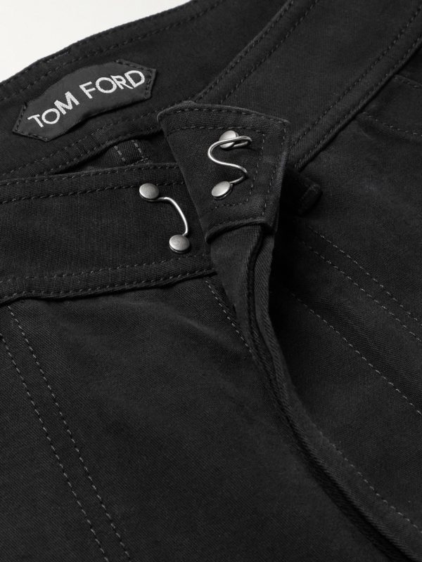 Straight-Leg Cotton-Twill Trousers - CU