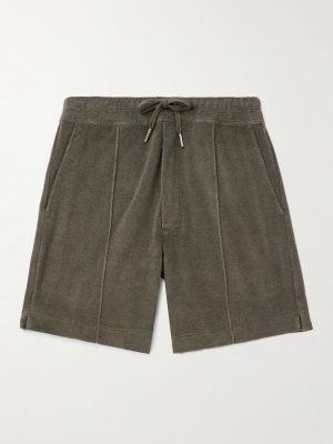Straight-Leg Cotton-Terry Shorts Straight-Leg Cotton-Terry Shorts
