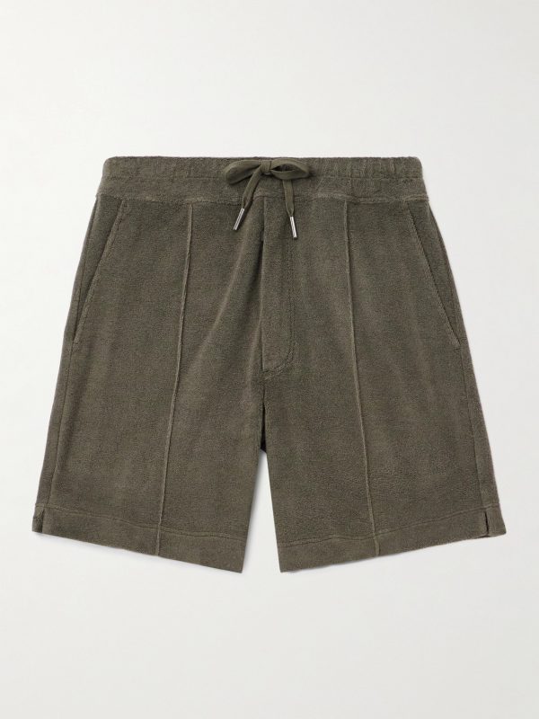 Straight-Leg Cotton-Terry Shorts Straight-Leg Cotton-Terry Shorts